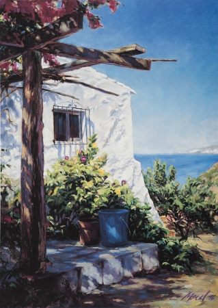 Casa En La Costa by artist J Chris Morel